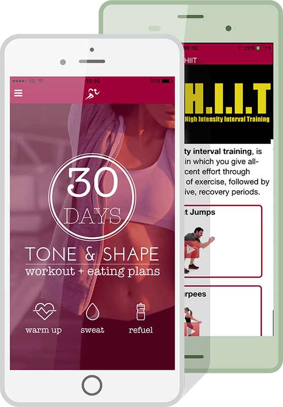 Personal Trainer App on Ios and Android Phones